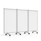 Luxor 3-Panel Mobile Magnetic Whiteboard Room Divider MB9152WW - alternate 1